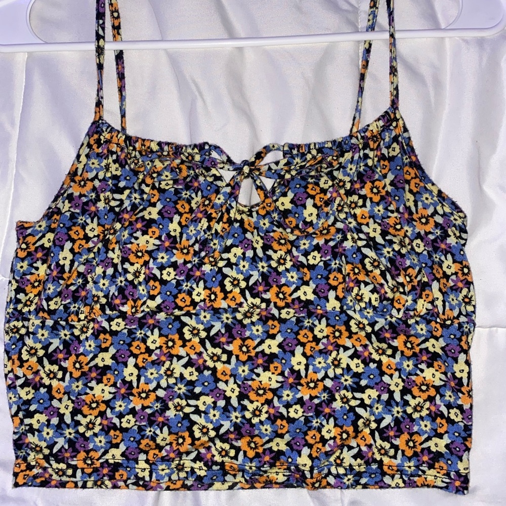 colorful flower print shirt
